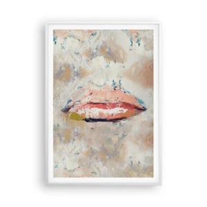 Plakát v bílém rámu - Probouzí smysly - 70x100 cm