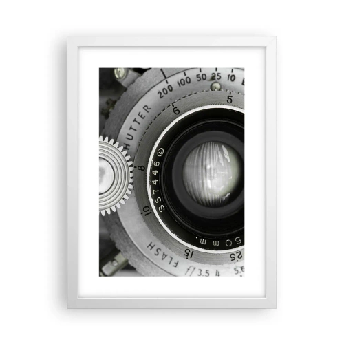 Plakát v bílém rámu - Příběh o Hollywoodu - 30x40 cm