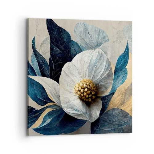 Obraz na plátně - Zlaté srdce - 70x70 cm