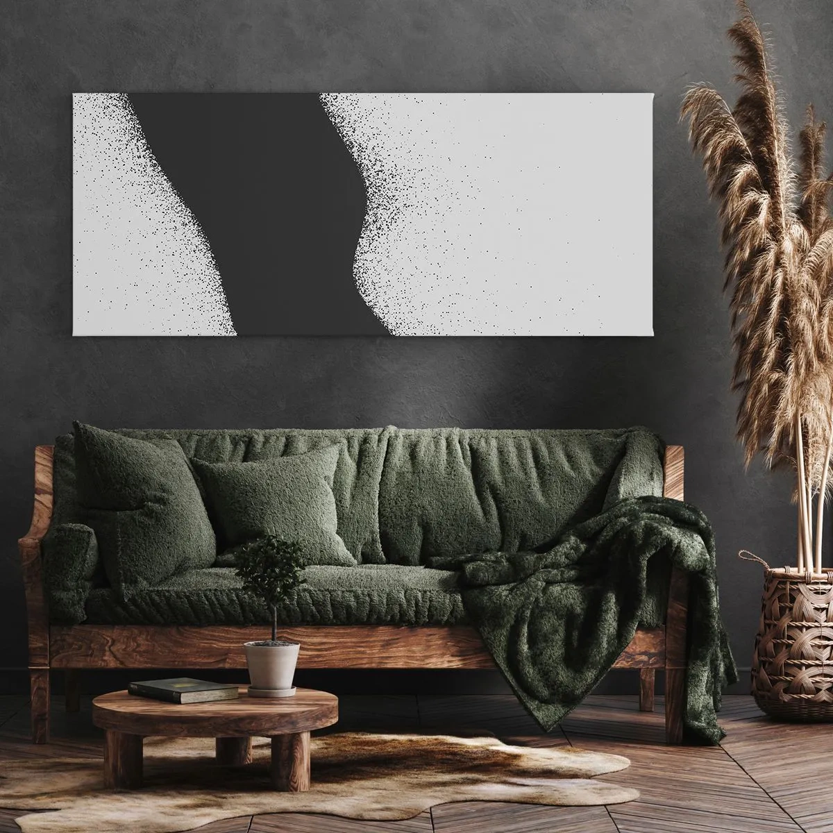 Obraz na plátně - Plynulá rovnováha - 160x50 cm