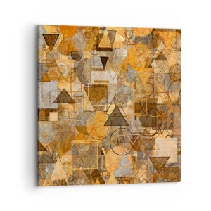 Obraz na plátně - Svět zachycený v podobě - 70x70 cm