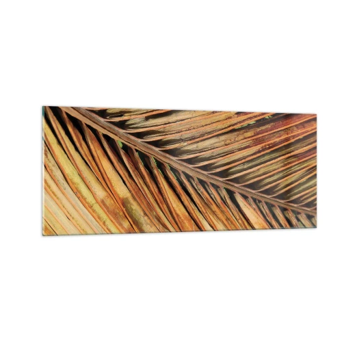 Obraz na skle - Kokosové zlato - 100x40 cm