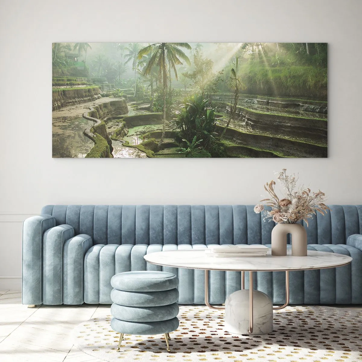 Obraz na skle - Vyrůstát na slunci - 140x50 cm