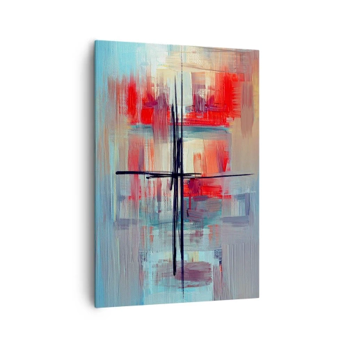 Obraz na plátně - Krajina v neznámé dimenzi - 70x100 cm