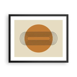 Plakát v černém rámu - Dokonalý plán - 50x40 cm