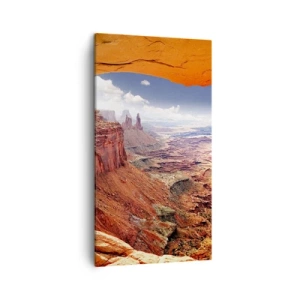 Obraz na plátně - Vytesané samotnou přírodou - 45x80 cm