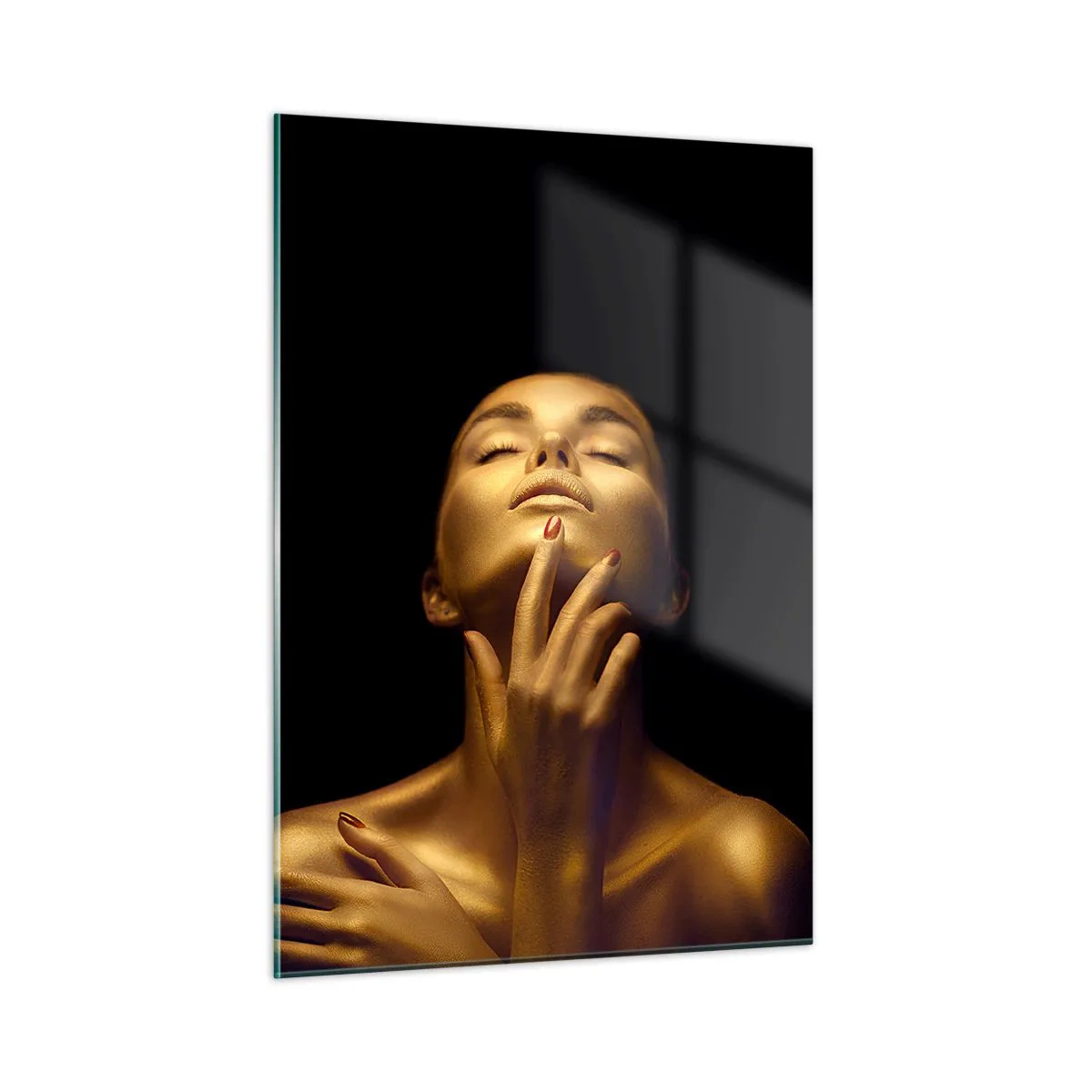 Obraz na skle - Jako zlaté hedvábí - 50x70 cm