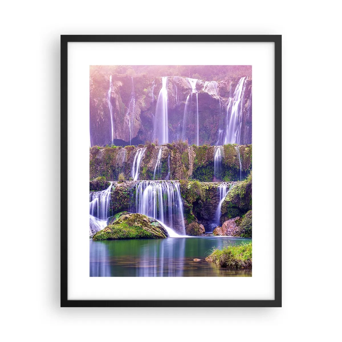 Plakát v černém rámu - Schody do nebe - 40x50 cm