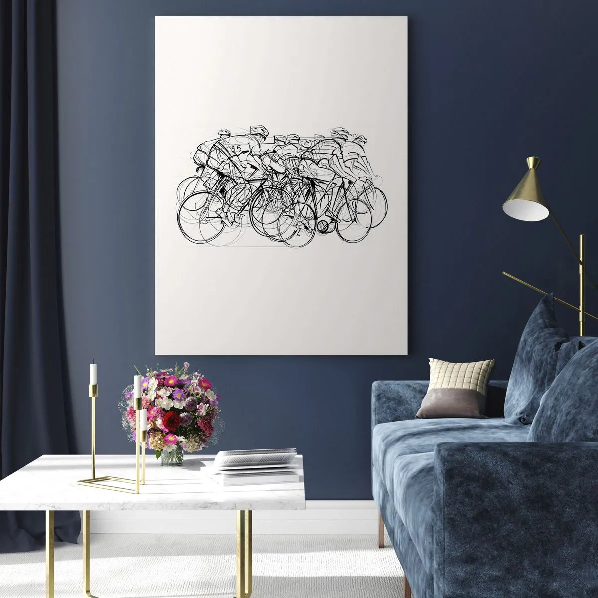 Obraz na skle - Společně v týmu - 50x70 cm