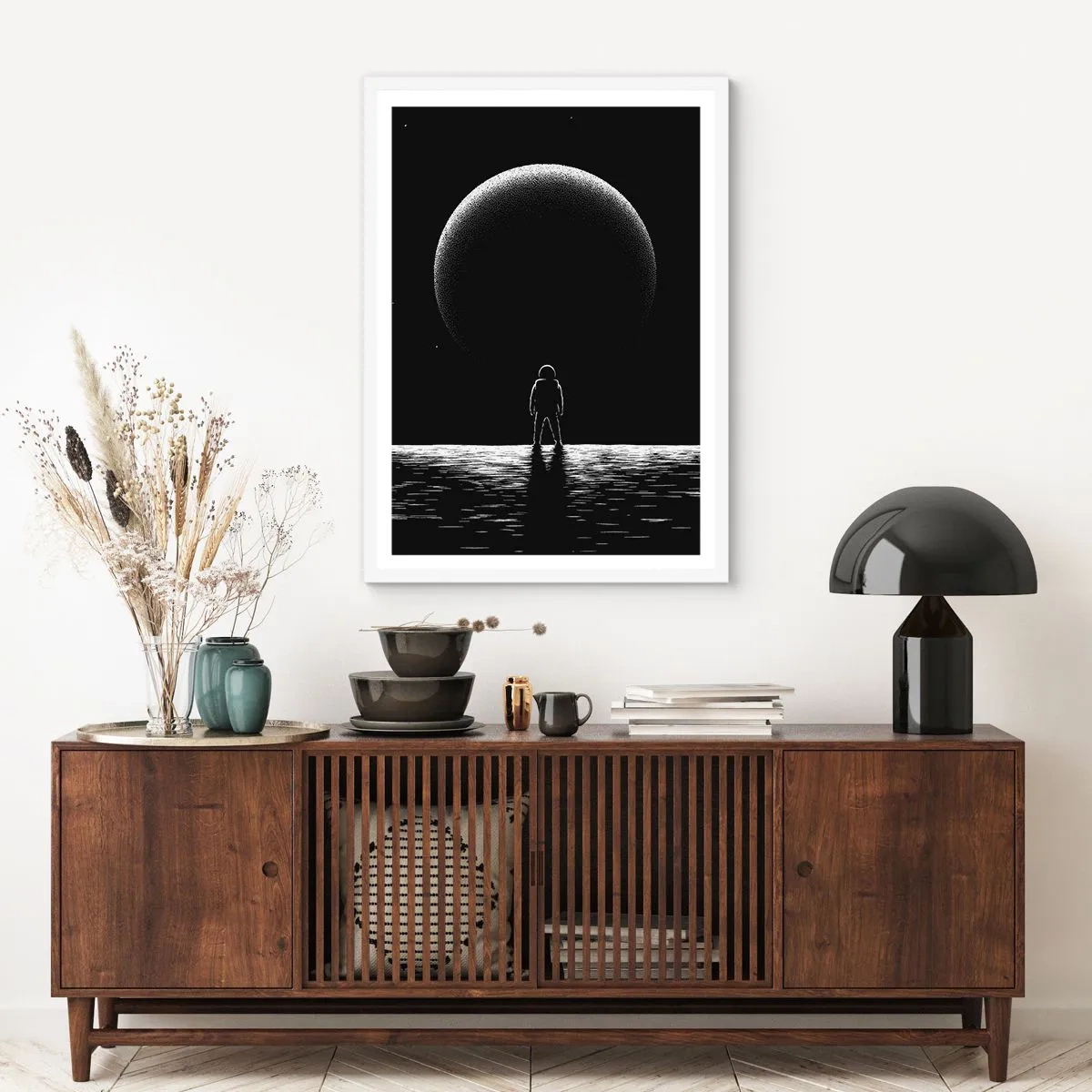 Plakát v bílém rámu - Tváři v tvář - 61x91 cm