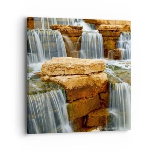 Obraz na plátně - Schody do nebe - 40x40 cm