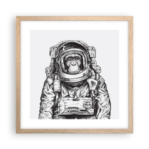 Plakát v rámu světlý dub - Alternativní vývoj - 40x40 cm