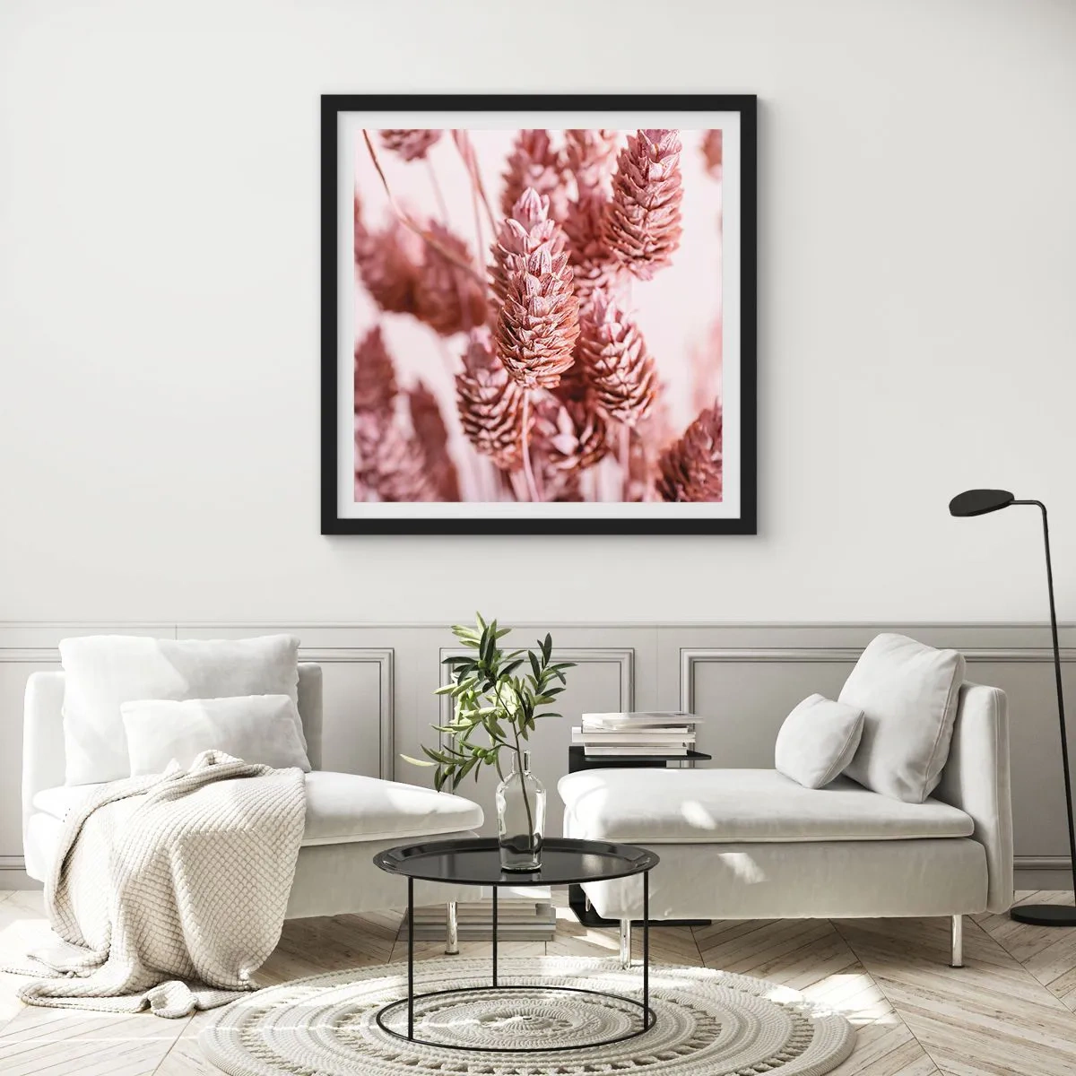 Plakát v černém rámu - Zdánlivě nenápadné - 50x50 cm