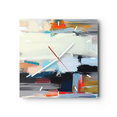 Nástěnné hodiny - Nějaký způsob? - 40x40 cm