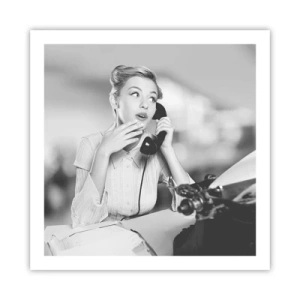 Plakát - Halo, tady jsou 50. léta. - 60x60 cm