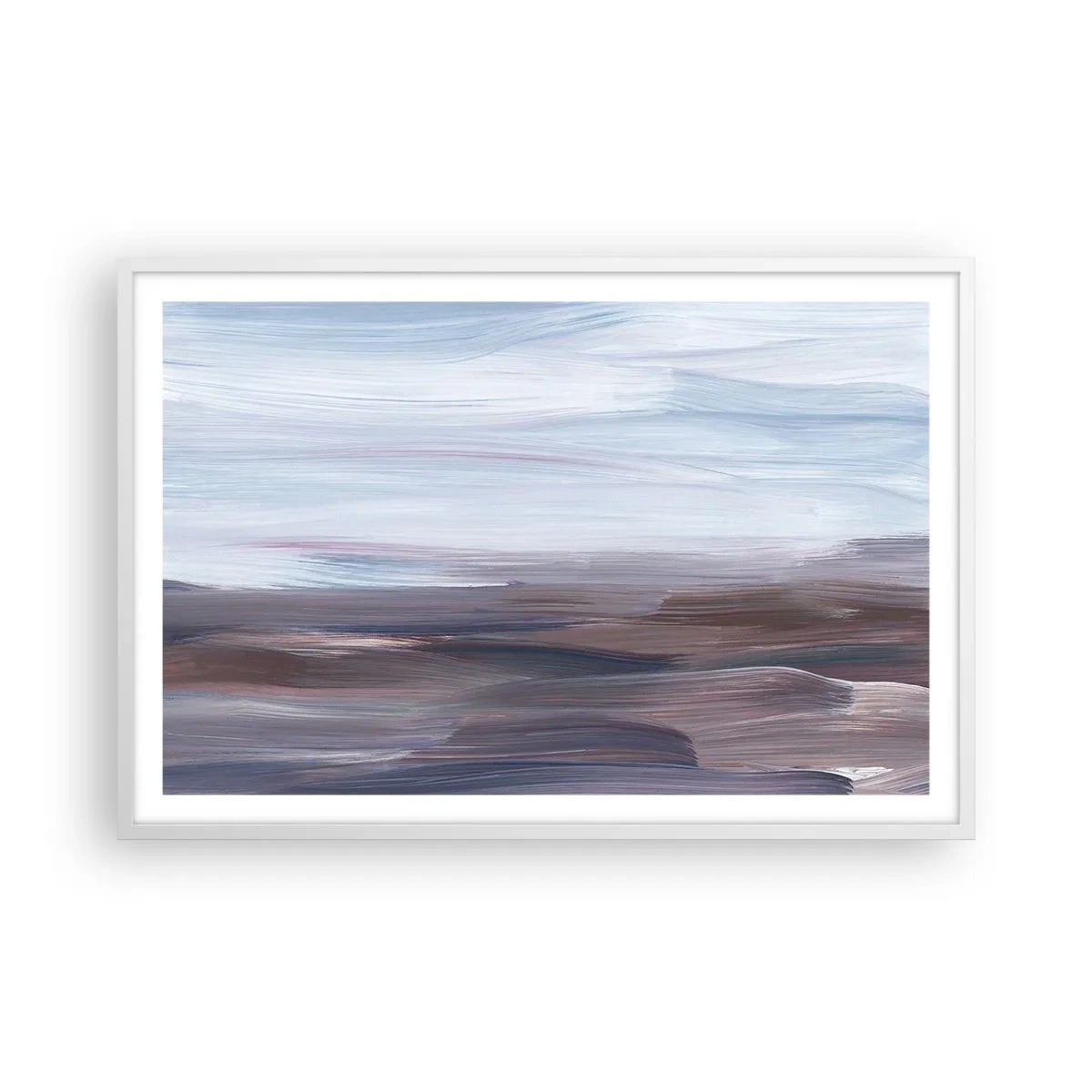 Plakát v bílém rámu - Živly: voda - 91x61 cm