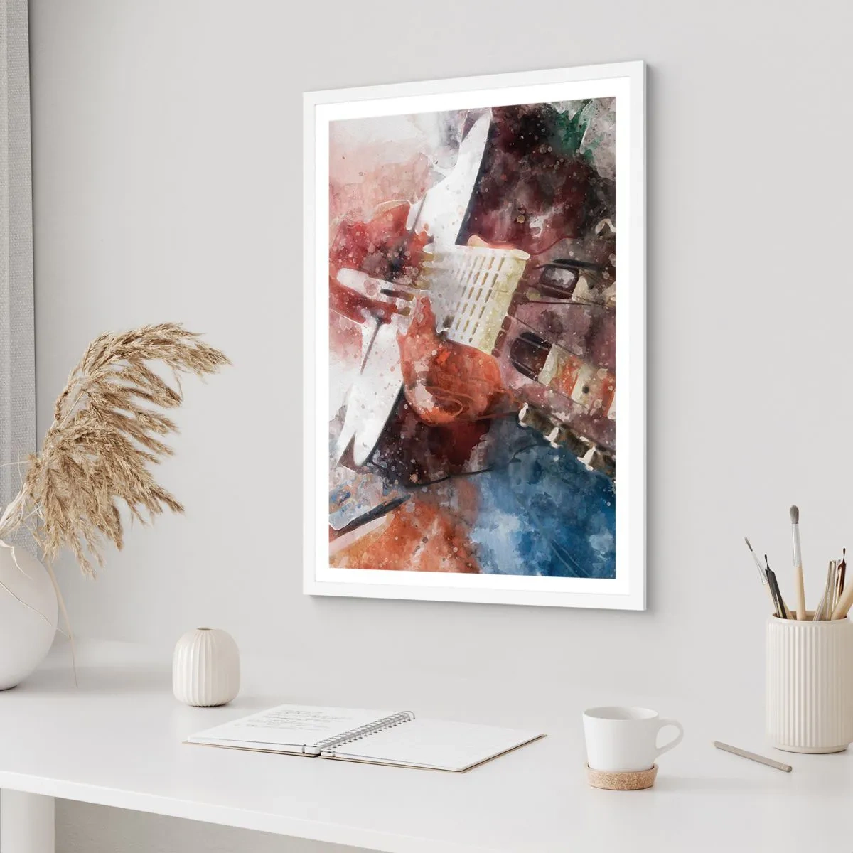 Plakát v bílém rámu - Co si o tom myslíš? - 61x91 cm