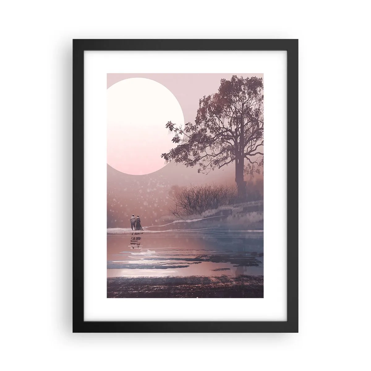 Plakát v černém rámu - Noční zázraky - 30x40 cm