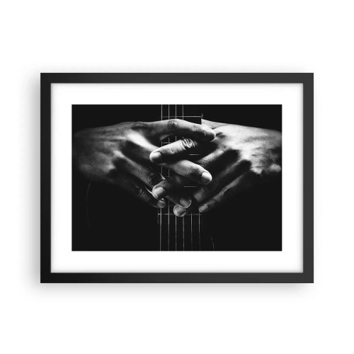 Plakát v černém rámu - Umělcova modlitba - 40x30 cm