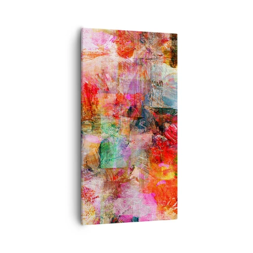 Obraz na plátně - Cesta růžovou - 55x100 cm