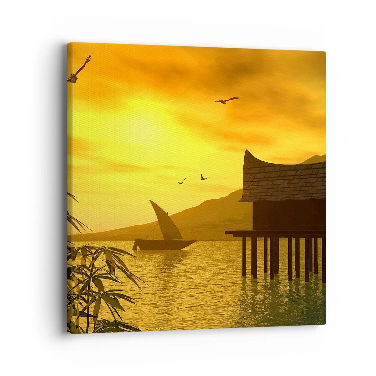 Obraz na plátně - Vytoužený klid - 40x40 cm