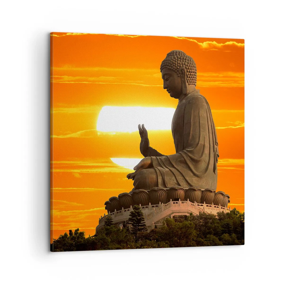 Obraz na plátně - Bez strachu ze světa - 50x50 cm