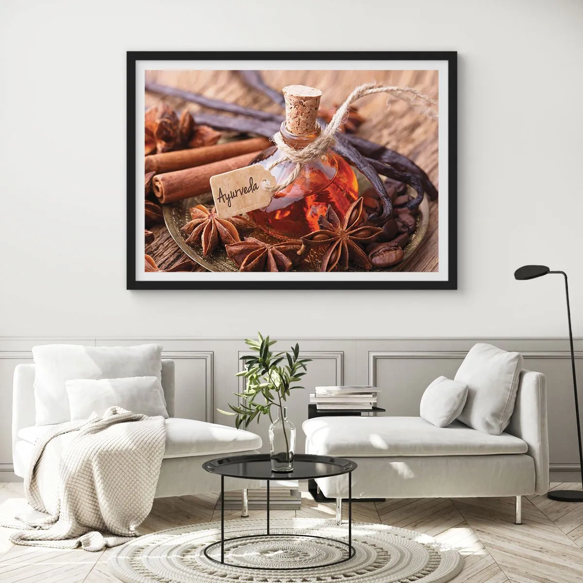 Plakát v černém rámu - K jednotě těla a ducha - 70x50 cm