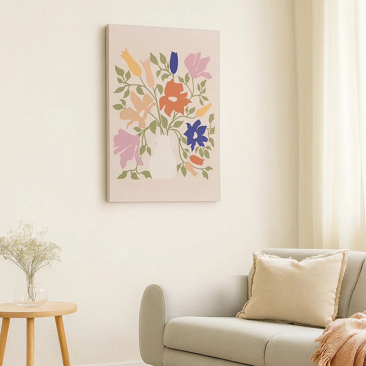 Obraz na plátně - Jemná kytice - 50x70 cm