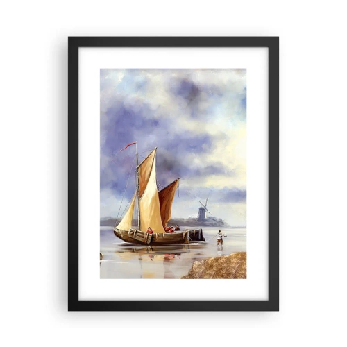 Plakát v černém rámu - Návrat námořníků - 30x40 cm