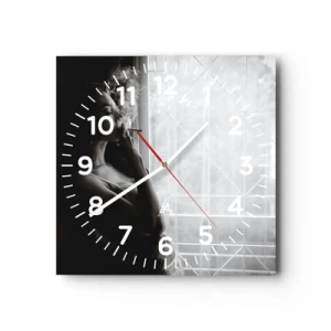 Nástěnné hodiny - Smyslný okamžik - 30x30 cm