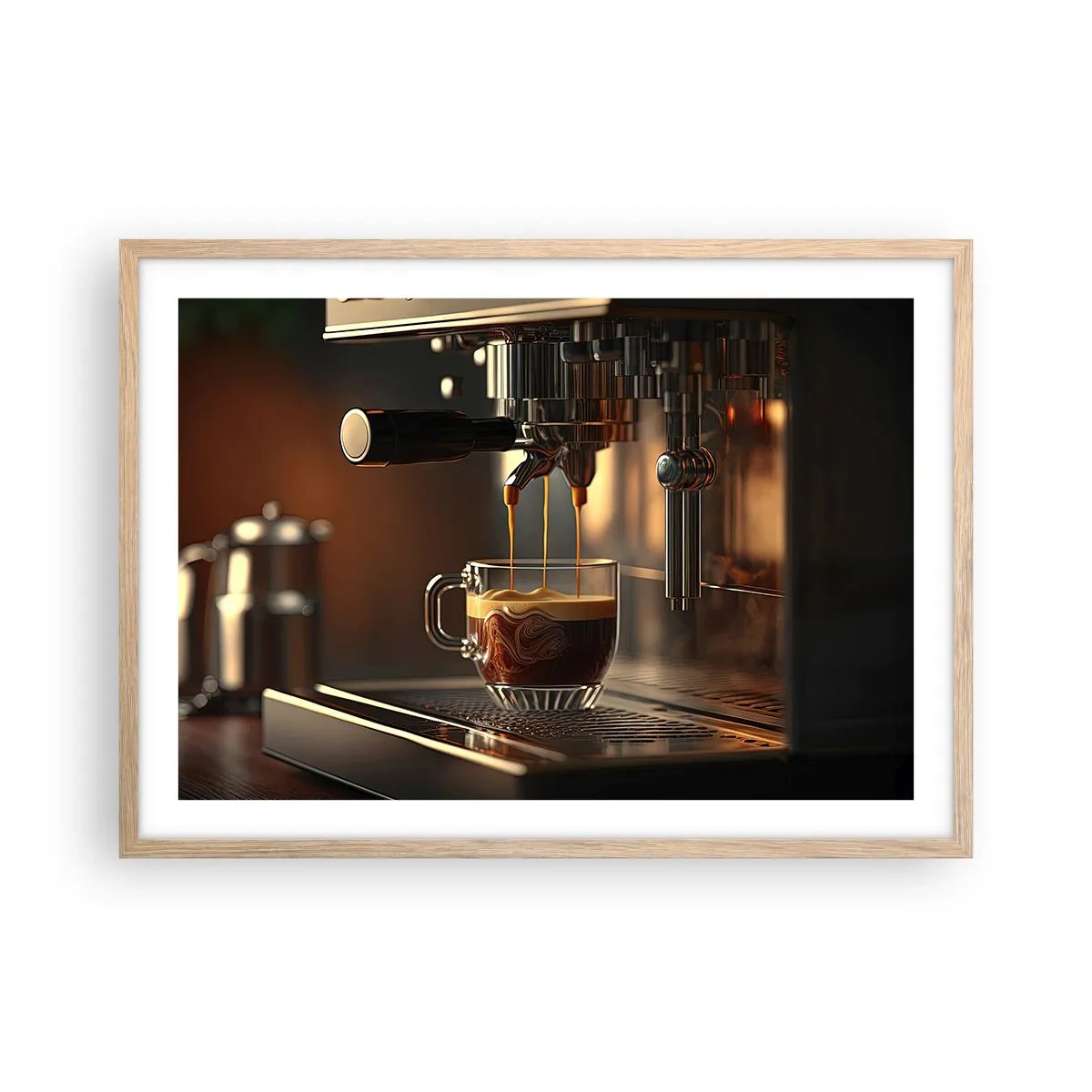 Plakát v rámu světlý dub - Smyslná směs - 70x50 cm