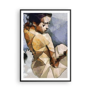 Plakát v černém rámu - V duchu kubismu - 70x100 cm