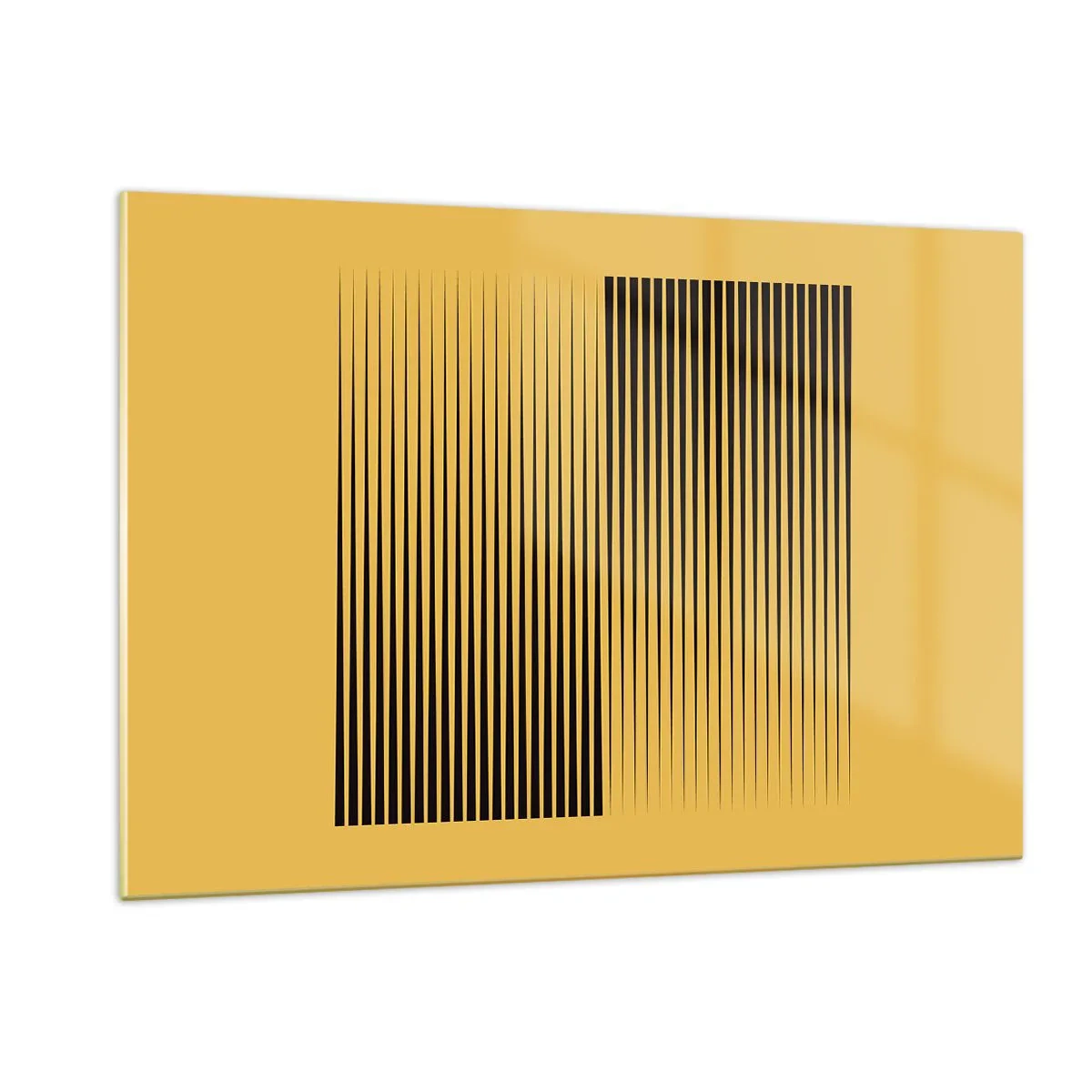 Obraz na skle - Čtverec protikladů - 120x80 cm
