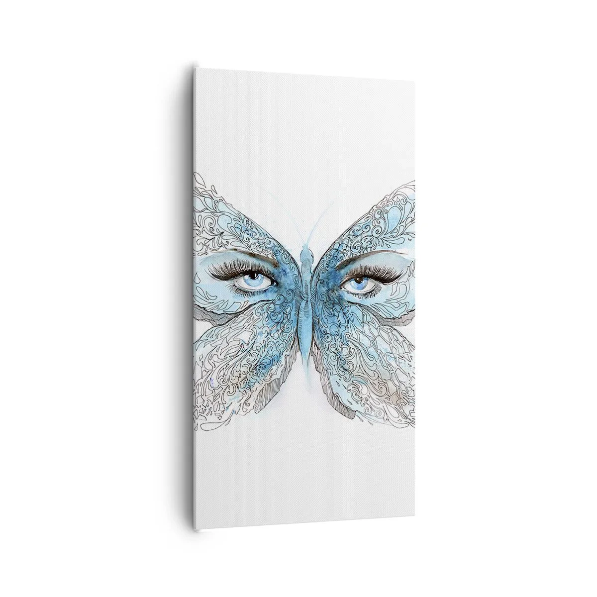 Obraz na plátně - Sýkora modřinka eros - 65x120 cm