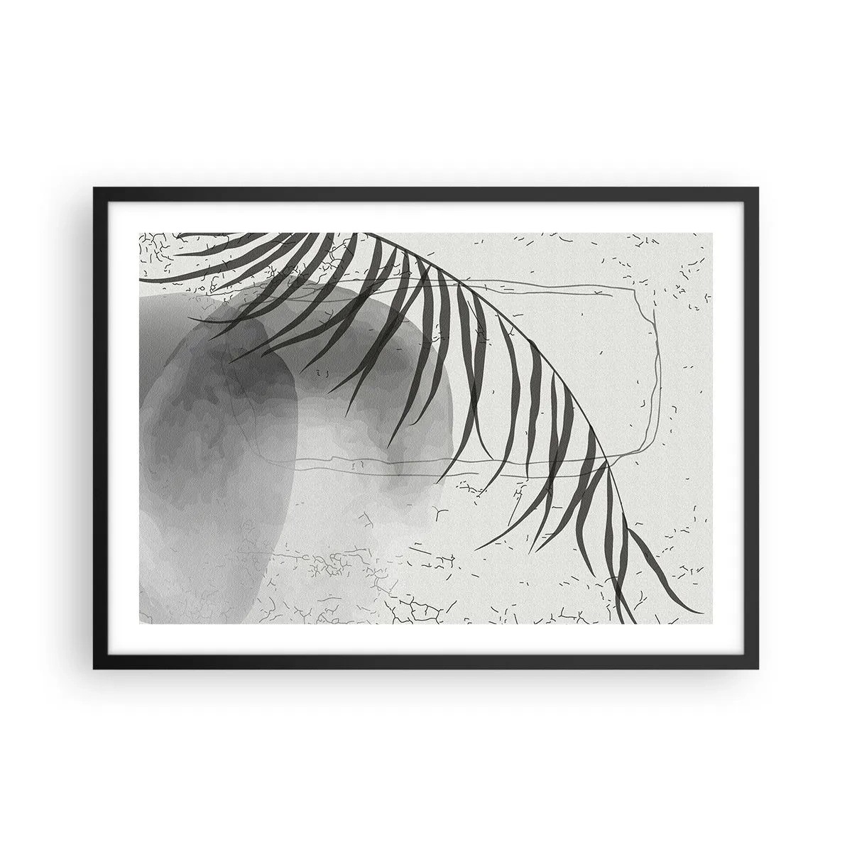 Plakát v černém rámu - Subtilní exotika přírody - 70x50 cm