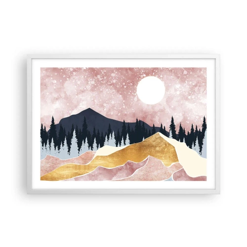 Plakát v bílém rámu - Noční hlídka - 70x50 cm