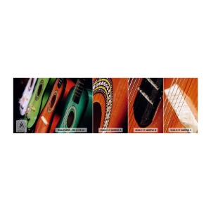 Vzor Fototapety Samolepicí Deluxe Sticker - Kytara má hodně barev - Hudba, Kytara, Hudební nástroj - 100x30 cm
