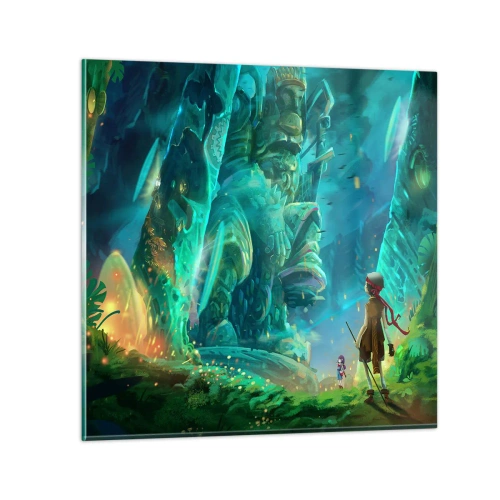 Obraz na skle - Z velké Knihy pohádek - 60x60 cm