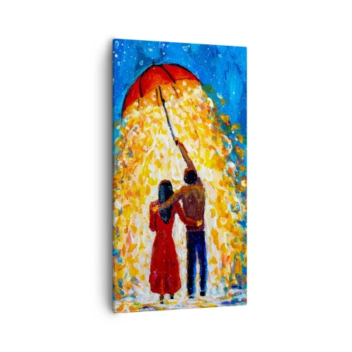 Obraz na plátně - Magie deštivého večera? - 55x100 cm