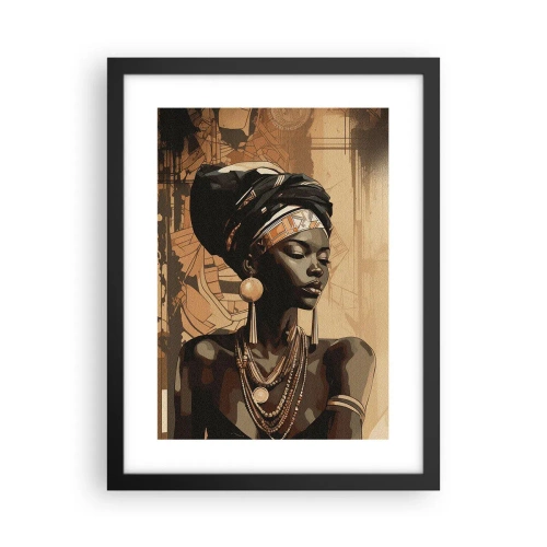 Plakát v černém rámu - Africký majestát - 30x40 cm