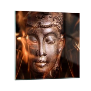 Obraz na skle - Existuje pouze zde a nyní - 30x30 cm