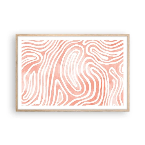 Plakát v rámu světlý dub - V korálovém labyrintu - 91x61 cm