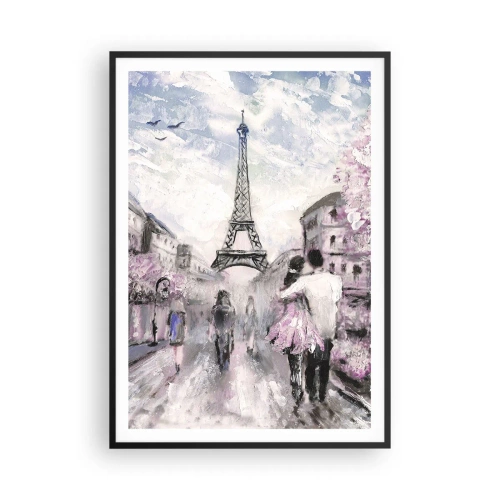 Plakát v černém rámu - Když se zamilovat, tak jenom v… - 70x100 cm