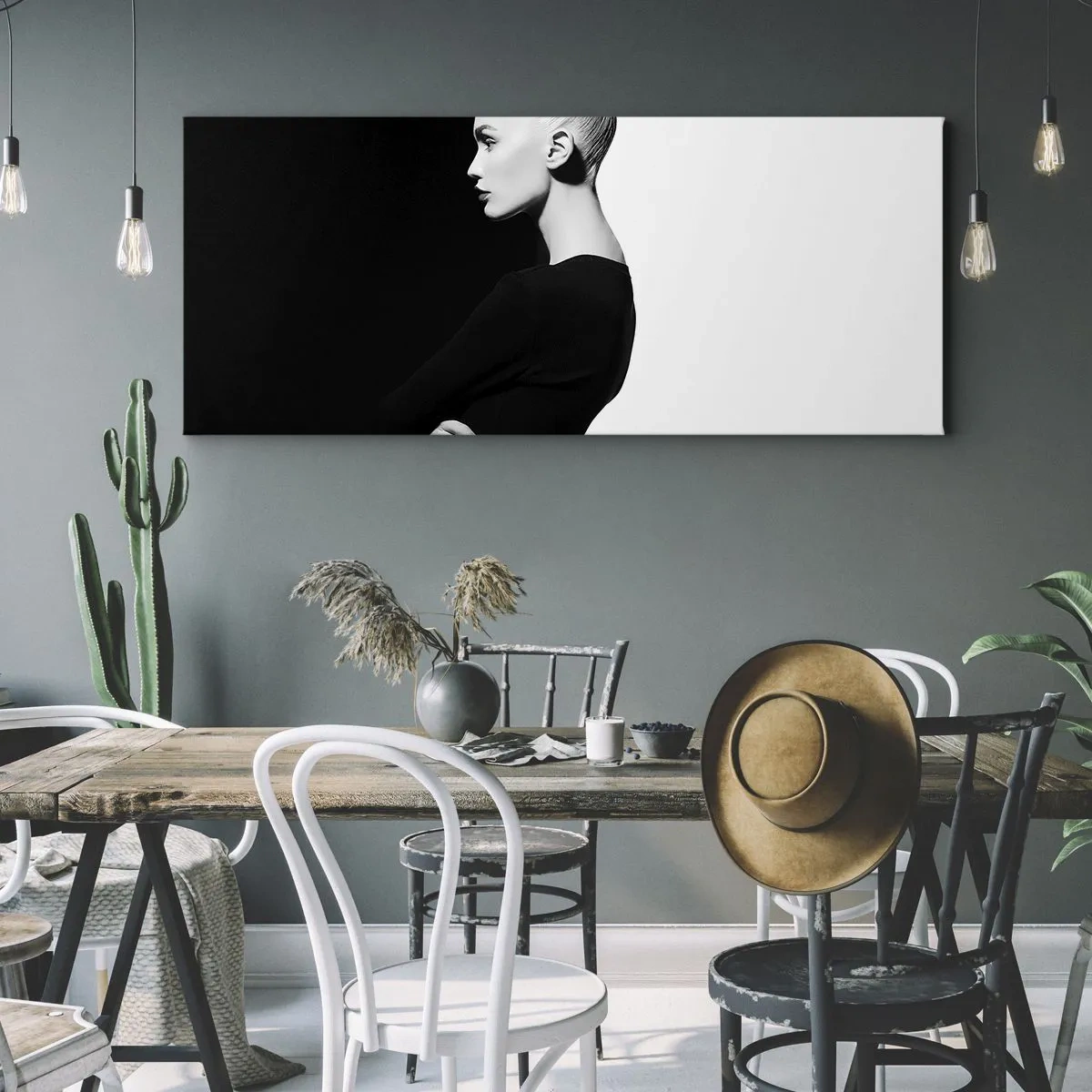 Obraz na plátně - Prostě žena - 100x40 cm
