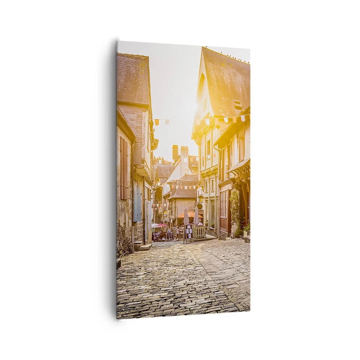 Obraz na plátně - Bílý duch městečka - 65x120 cm