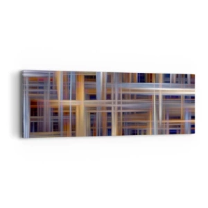 Obraz na plátně - Utkané ze světla - 90x30 cm