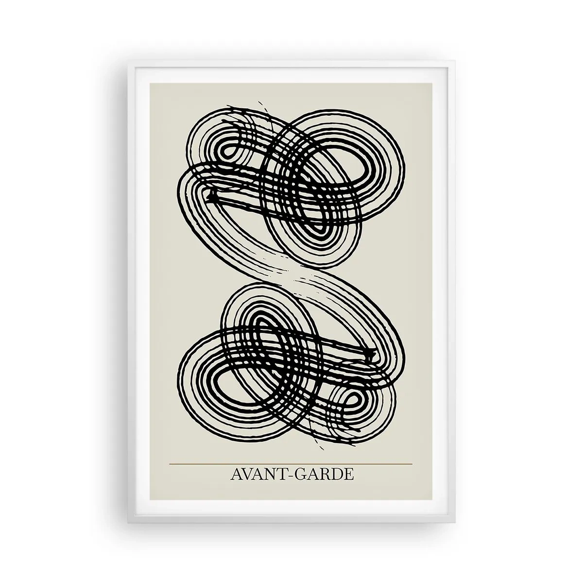 Plakát v bílém rámu - Vyšlo to spontánně - 70x100 cm