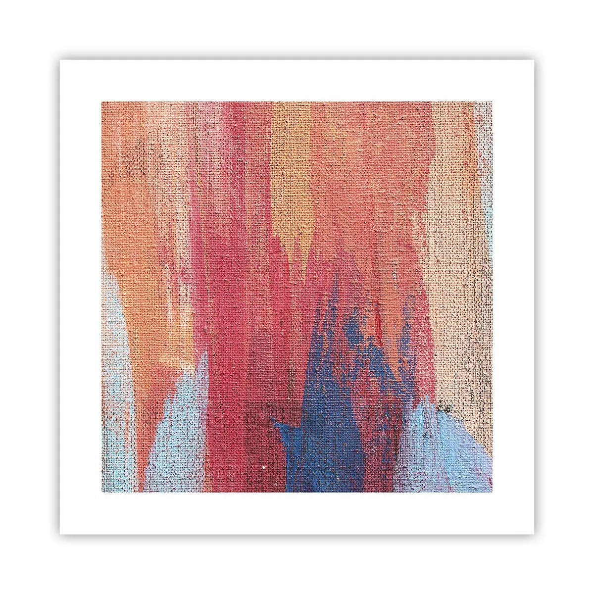 Plakát - Stékat duhou - 40x40 cm