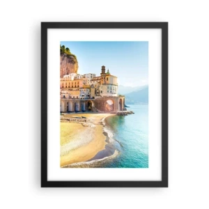 Plakát v černém rámu - Výjimečné město - 30x40 cm