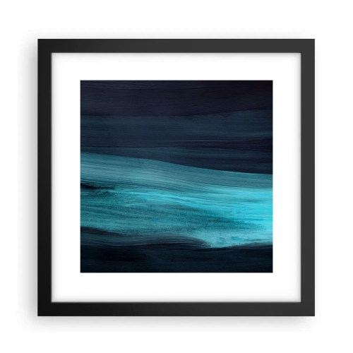 Plakát v černém rámu - Pluj s proudem - 30x30 cm